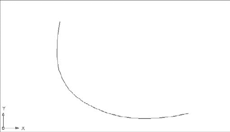 A spline curve