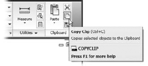 The Copy Clip tool