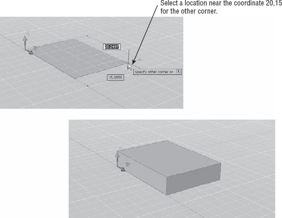 Drawing a 3D solid box