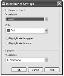Settings for interference
