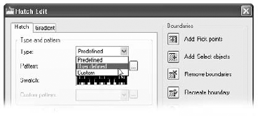 The Other Predefined tab in the Hatch Pattern Palette dialog box
