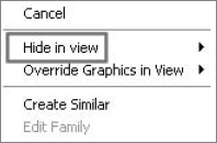 Hide/Isolate context menu options