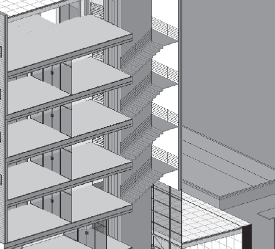 A multistory stair example