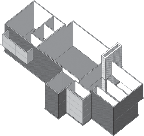 The 2D boundary lines generate a 3D floor