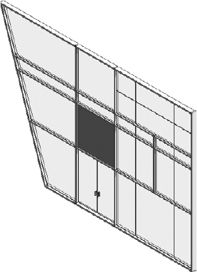 Editing the curtain wall profile