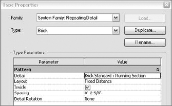 Repeating detail properties