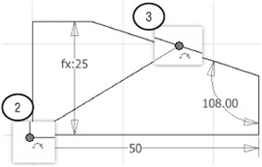 Placing a construction line