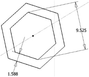 The offset polygon