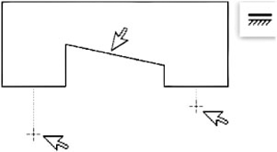 Placing a horizontal constraint