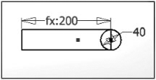 Creating and dimensioning geometry in Sketch2