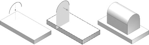 Extruding an open profile