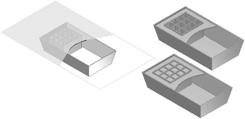 Match Shape option for open profile extrudes