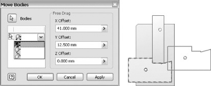 Moving a solid body within a part file