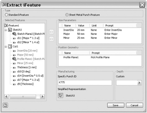 Extracting a sheet-metal iFeature