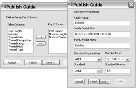 Publishing a part to Content Center