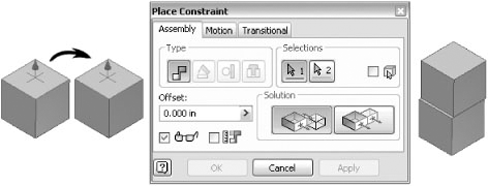 Mate constraint options