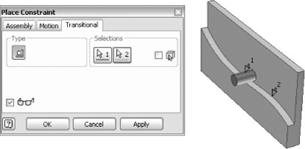 Transitional constraint