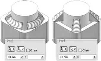 Shaft through hollow tube