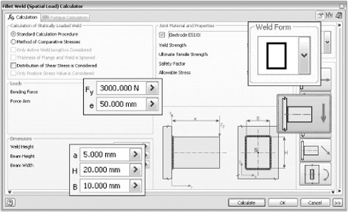 Fillet Weld calculator