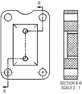 Section using model sketch