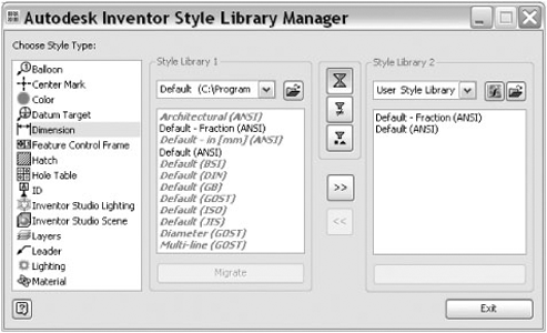 Style Library Manager