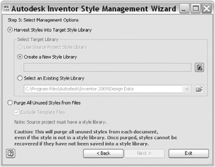 Autodesk Inventor Style Management Wizard