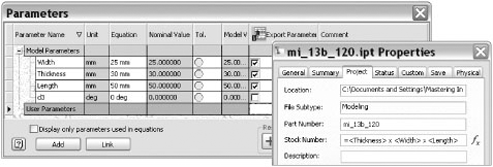 Concatenating text and parameters in iProperties