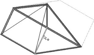 Selecting a reference line to align the rafter