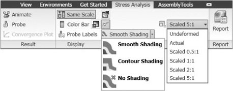 Result, scaling, display, and report tools