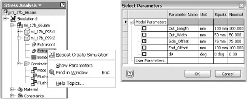 Nominating a parameter