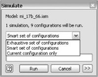 Simulation configurations