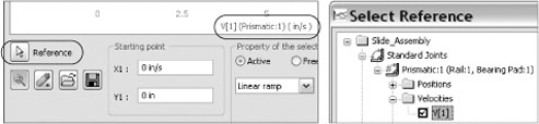 Setting the input grapher to use Velocity rather than Time