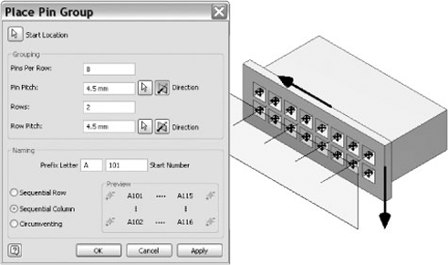 Creating a pin group