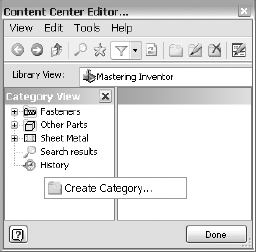 Adding a New Category to Content Center