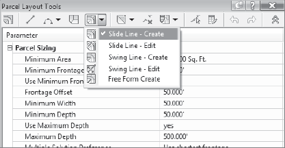 Select the Slide Line – Create tool.