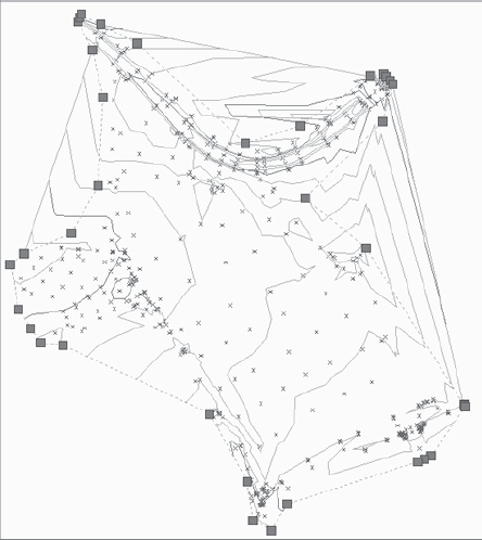 Modified polyline to desired limits