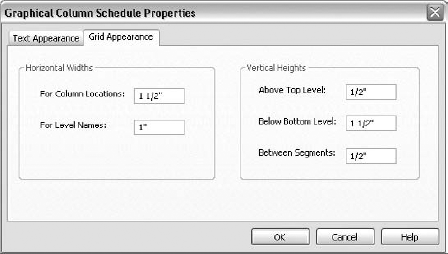 Setting the grid appearance of the GCS