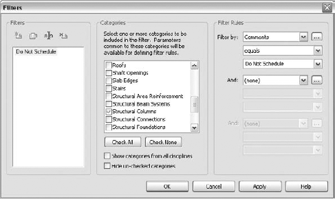 Using a Defined Criteria filter allows you to selectively display columns in a GCS.