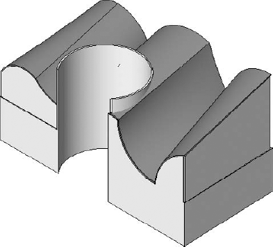 Freeform roof shape created using a solid blend