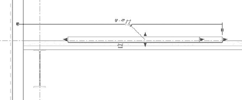 Slab depression with the void highlighted in section