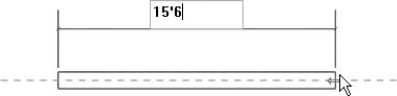 You can type temporary dimensions using any valid input distance method and in any unit format.