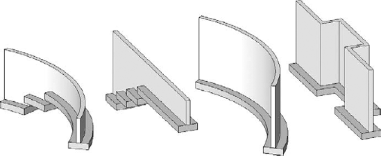 A wall foundation follows the same path as a wall.