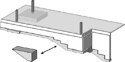 Use a foundation component family to show the finer details of a stepped footing.