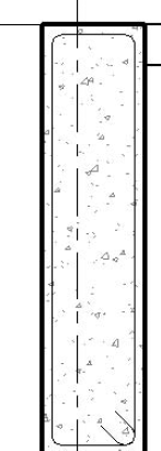 Wall line weight is thicker than rebar line weight.