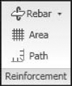 The Reinforcement panel of a Modify Floors or Walls ribbon.