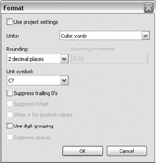 Field formatting