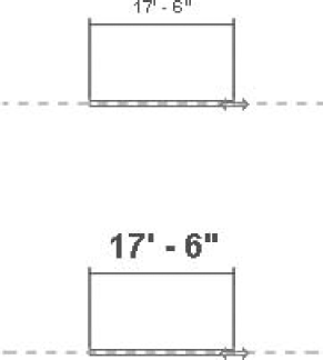 New, easier-to-see temporary dimensions