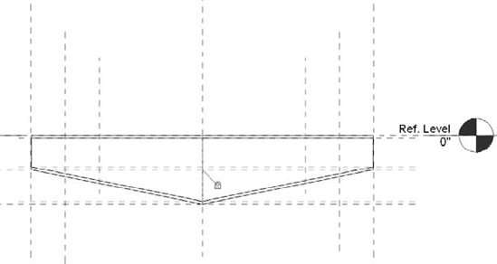 Locking the two segments of the tapered girder to the center line