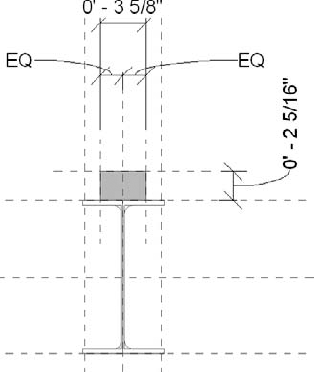 Adding dimensions to the nailer reference planes