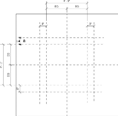 Create eight reference planes around the center point of the slab.